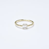 K18 Diamond Mosaic Ring