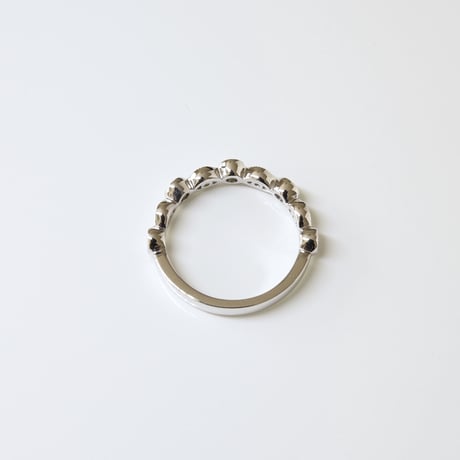 PT950 Green Diamond Ring