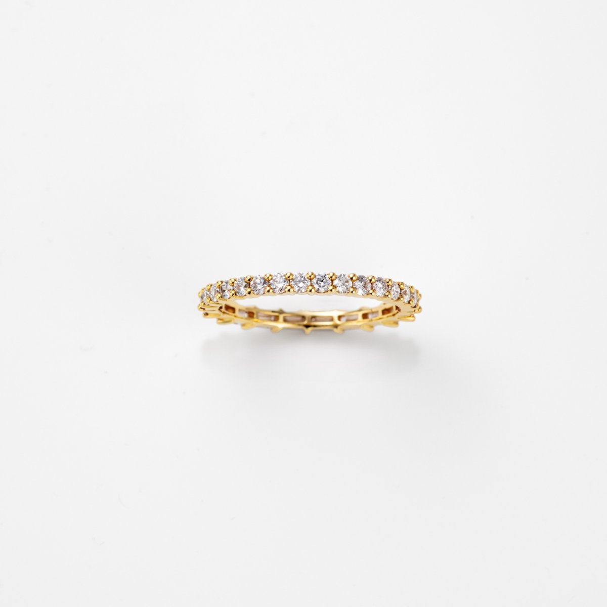 K18 Mix cut Diamond Eternity Ring | HANA JEWELS