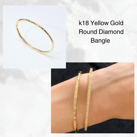 K18 Diamond Eternity Bangle