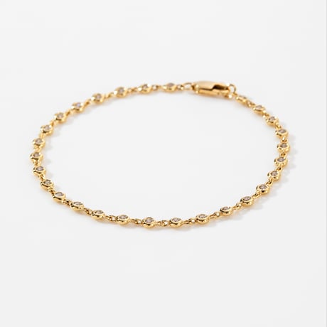 K18  Milestone Diamond Bracelet