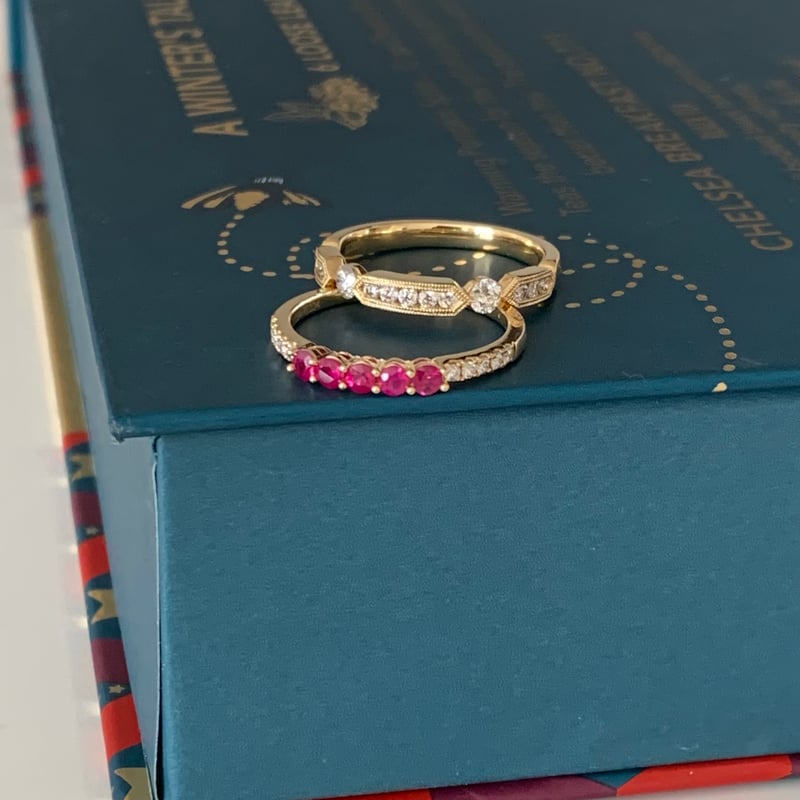 K18 Berry Ruby Ring | HANA JEWELS