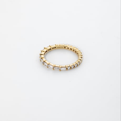 K18 Mix cut Diamond Eternity Ring