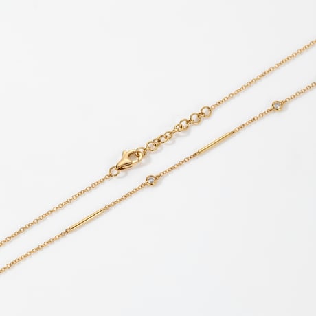 K18 Milestone Diamond Necklace
