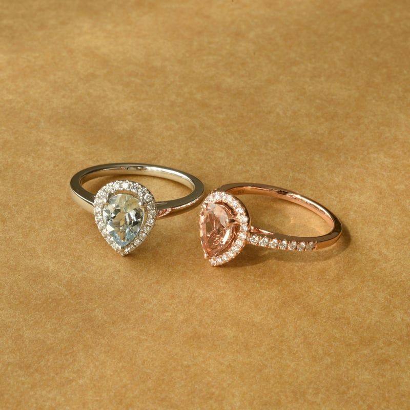 ♢N♢K18 アクアマリン＆カイアナイト セットチャーム detail