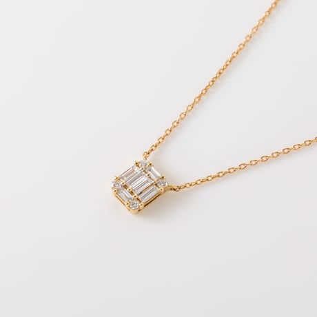18K BG Diamond Mosaic Necklace
