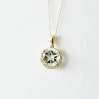 K18 Star Green Quartz Necklace