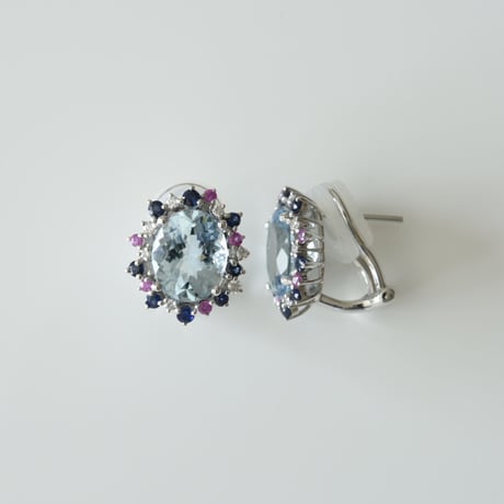 K18 Aquamarine Earrings（ピアス）