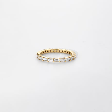 K18 Mix cut Diamond Eternity Ring