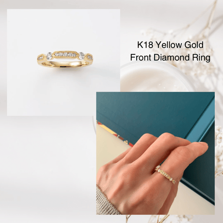 K18 Mille Glow Diamond Ring