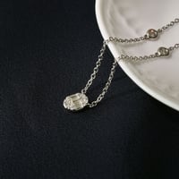 K18 Mosaic Oval Diamond Necklace - S