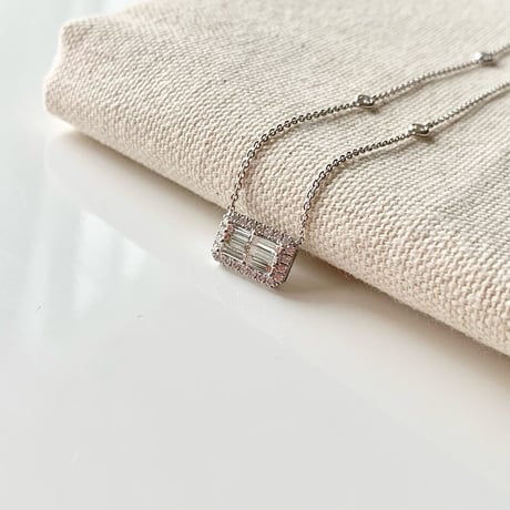 K18 BG Diamond Necklace