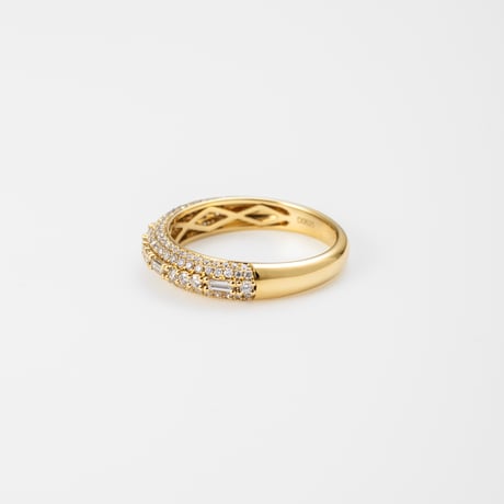 K18 Signature Ice Bar  Diamond Ring
