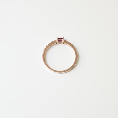K18 Rose Gold BG Ruby Ring