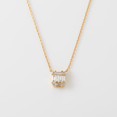 18K BG Diamond Mosaic Necklace