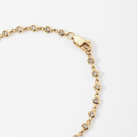 K18  Milestone Diamond Bracelet