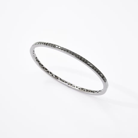 K18  Black Diamond Bangle
