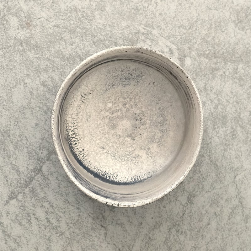 船串篤司 抹茶碗 銀 #3 | Call