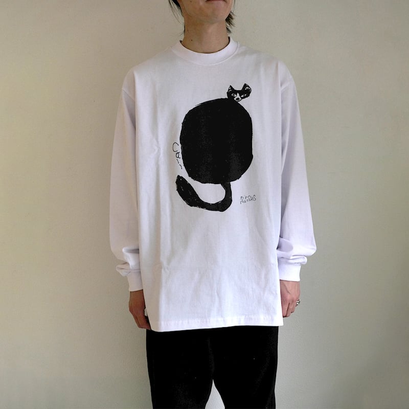 Call オリジナル] ロングスリーブTシャツ ミロコマチコ ”Blacktenhole”