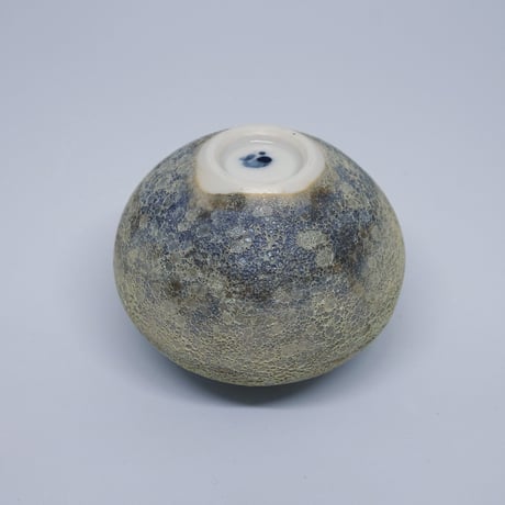 モリスゾイ 作品 no.79-1 色銀箔押し蓋付茶入