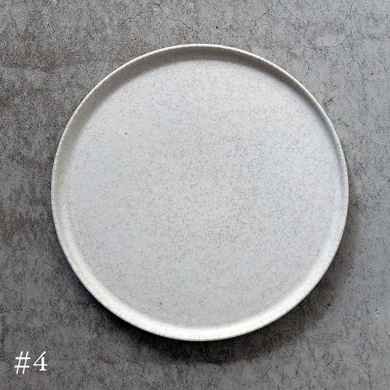 船串篤司 プレート　18cm ２枚 船串篤司 オーバルプレート 白 船-18 | zakka&cafe gallery LE MIDI