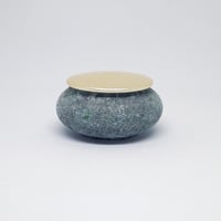 モリスゾイ 作品 no.78 色銀箔押し蓋付陶箱