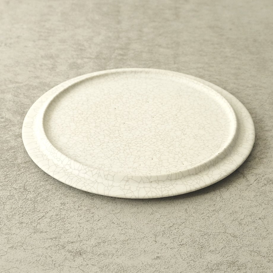 船串篤司　プレート白 貫入2枚 fit=scale-down,w=1200