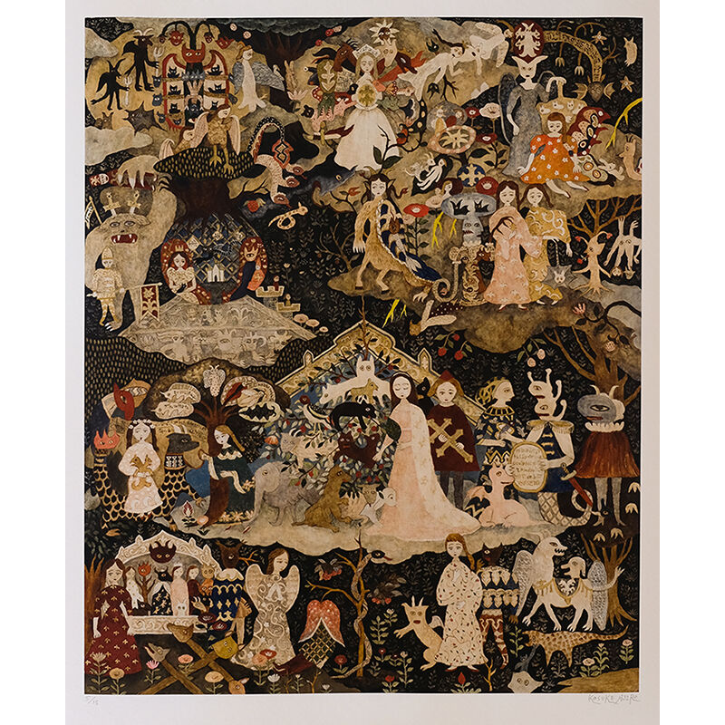 網代幸介 / Kosuke Ajiro ジークレー版画『Sally王朝 』( Edition