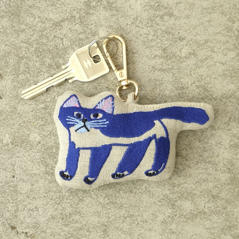 ミロコマチコ 刺繍チャーム ネコ | Call