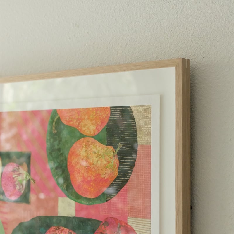 栗原由子 / Yuko Kurihara ジークレー版画『pink fruits, green