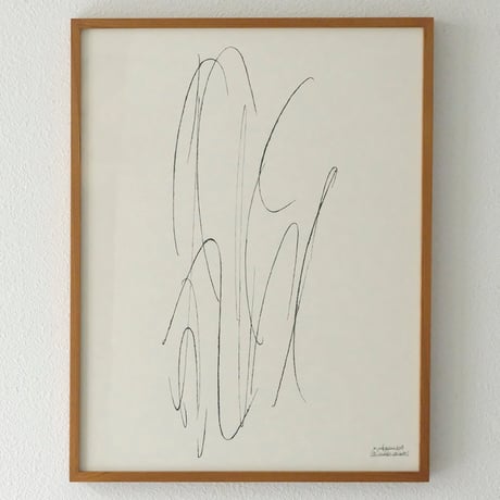 T.COUBELLA（T.クーベラ）、背中、希少な額装用大判画集画 photo by Takahashi Kenji 【「LOVEファッション」展閉幕まで
