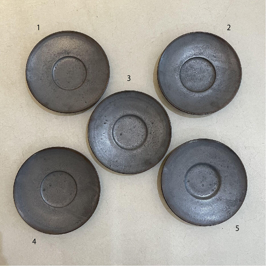船串篤司 リム皿(黒) 25cm | Call
