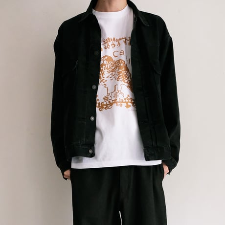 ミロコマチコ × Call オリジナルロングスリーブTシャツ ”frame falcon”ホワイト