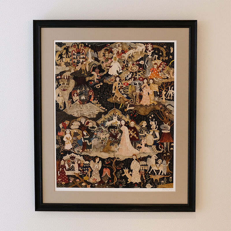 網代幸介 / Kosuke Ajiro ジークレー版画『Sally王朝 』( Edition