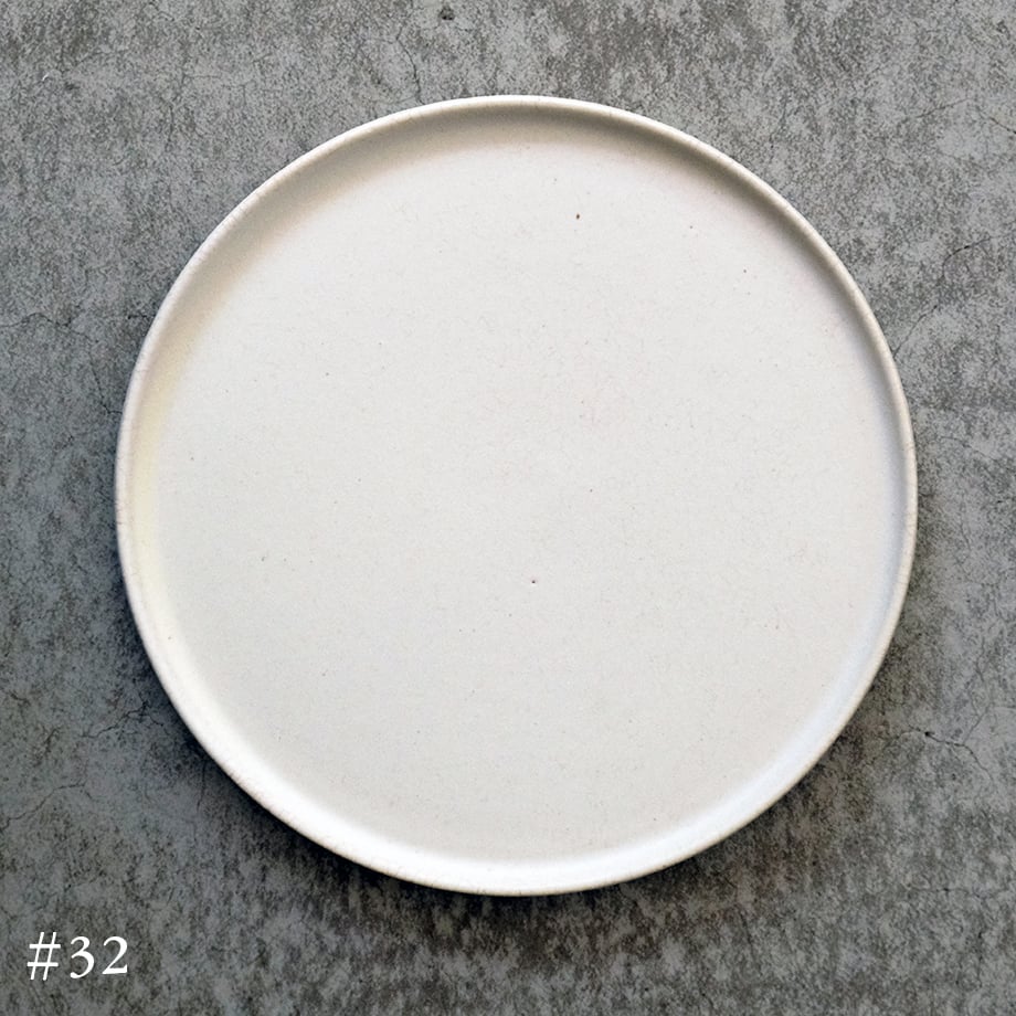 船串篤司さんプレート 貫入 2枚セット　直系約18cm 船串篤司 貫入プレート 25cm #31〜#35 | Call