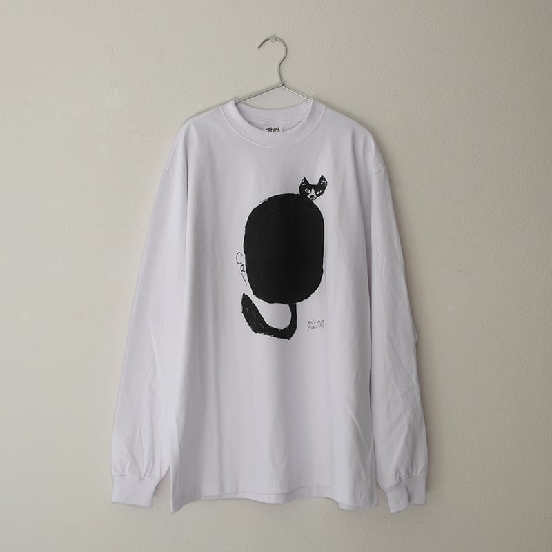 Call オリジナル] ロングスリーブTシャツ ミロコマチコ ”Blacktenhole”