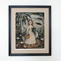 網代幸介 / Kosuke Ajiro ジークレー版画『猫とレモン』( Edition No. &サイン入り)【額装付き】