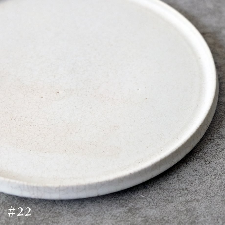 笠間　作家　船串篤司　丸皿　25cm 船串篤司 貫入プレート 25cm #17〜#22 | Call