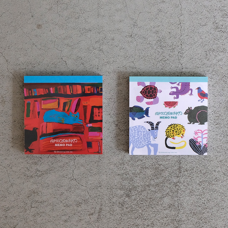 ミロコマチコ スクエアメモ帳 アニマル | Call