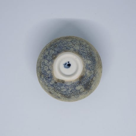 モリスゾイ 作品 no.79-1 色銀箔押し蓋付茶入