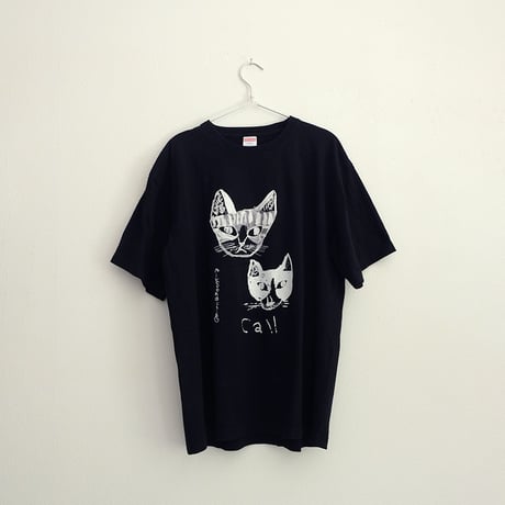 [Call オリジナル] Tシャツ ミロコマチコ  ”Shimaten”  ブラック