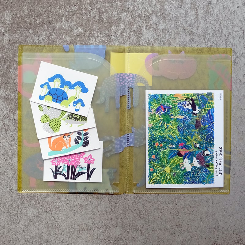 ミロコマチコ 6ポケットクリアホルダー ネコ | Call
