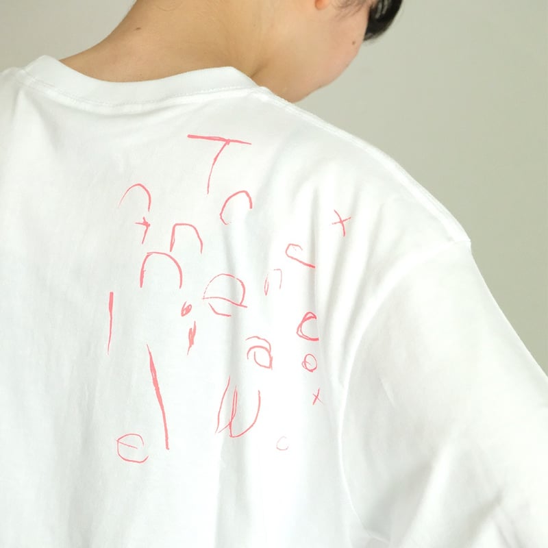 ミロコマチコ × Call 新作オリジナルTシャツ ”frame falcon” ホワイト