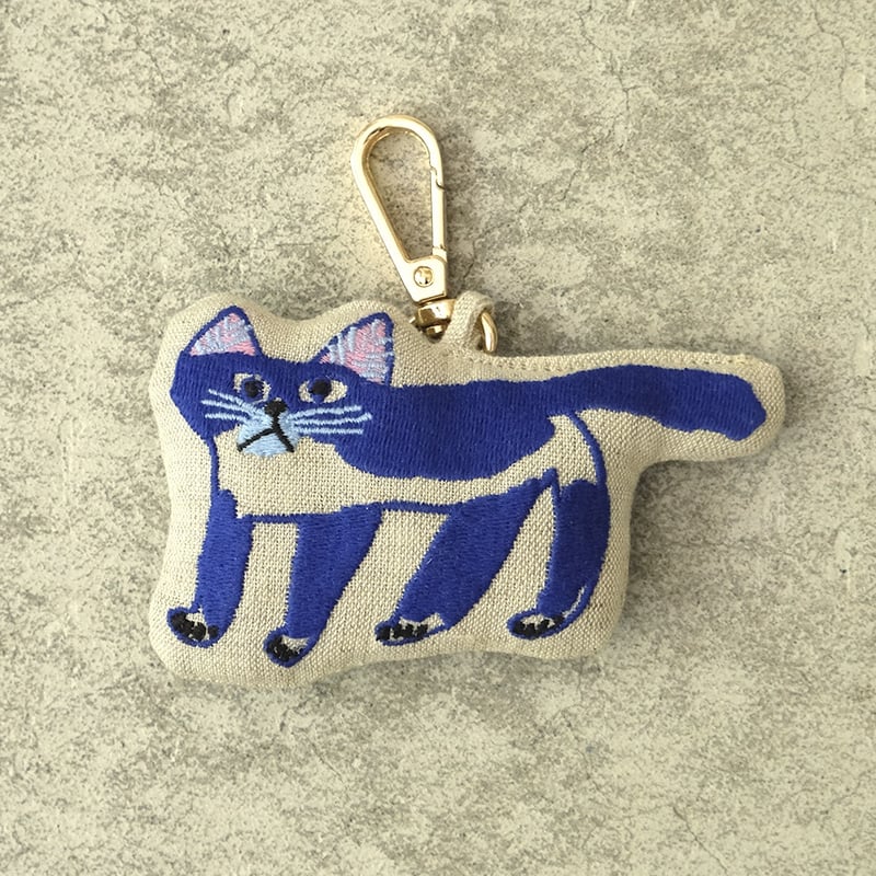 ミロコマチコ 刺繍チャーム ネコ | Call