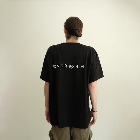 [Call オリジナル] Tシャツ ミロコマチコ  ”Shimaten”  ブラック