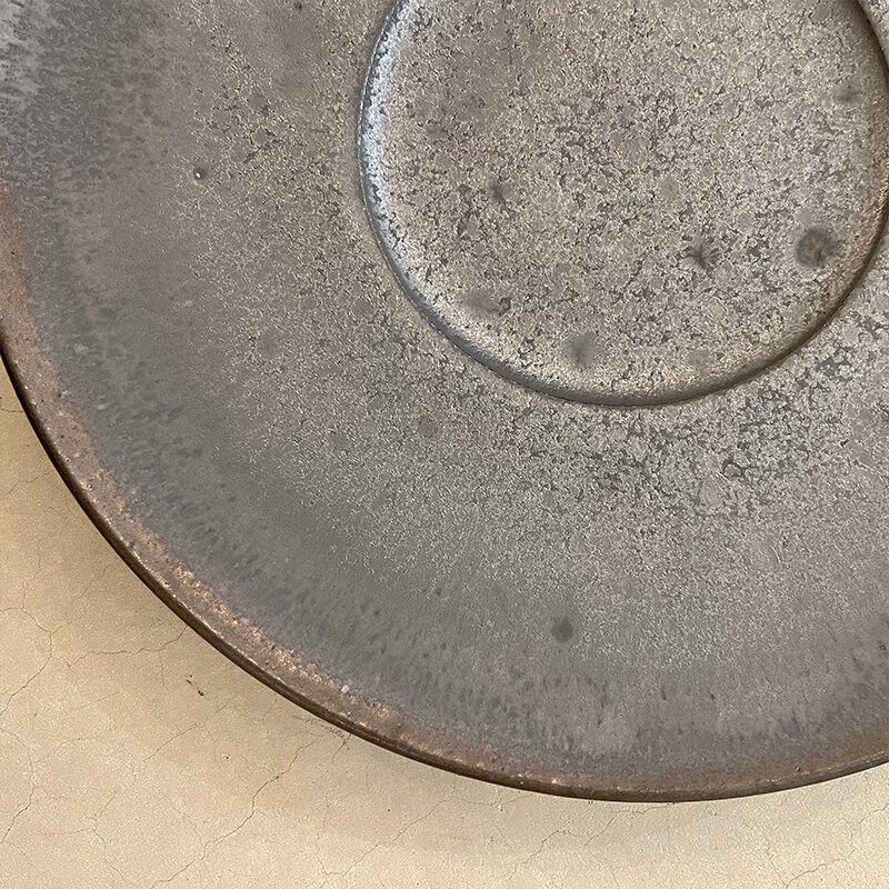 船串篤司 リム皿(黒) 25cm | Call