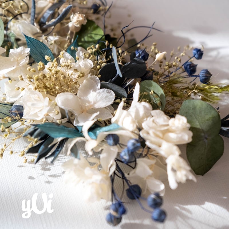 レンタルブーケ】ブルーアネモネ×グリーンのブーケ | yUi