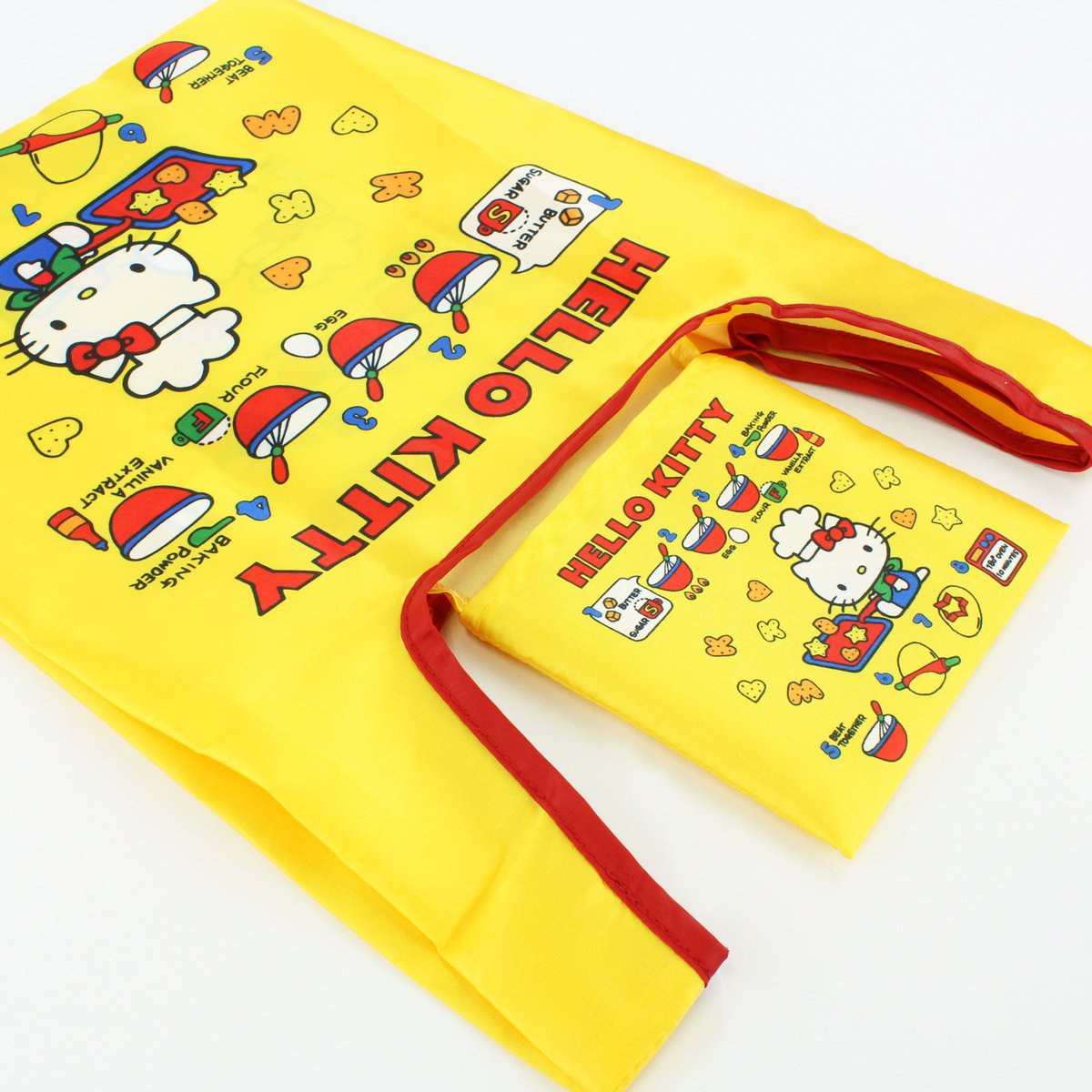 ビームスコラボハローキティ＆おっとっとミニエコバッグ 最終値下げ❗️ ビームスコラボハローキティ＆おっとっとミニエコバッグ 最終