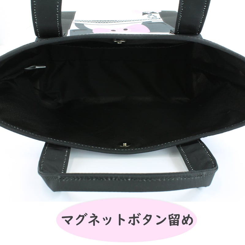 JILL by JILL STUART クロミ フリルトートバッグ 黒 サンリオ クロミ