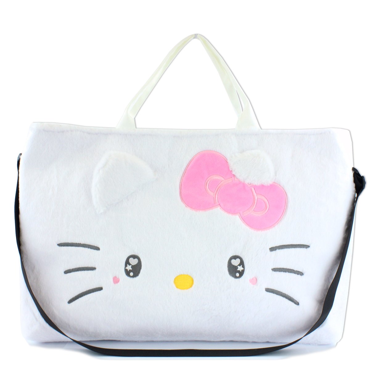 ハローキティ うるふわファー2wayボストンバッグ | MANUFATTO